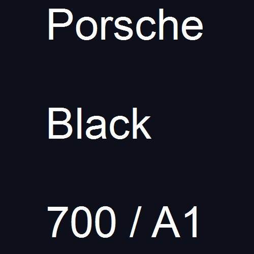 Porsche, Black, 700 / A1.